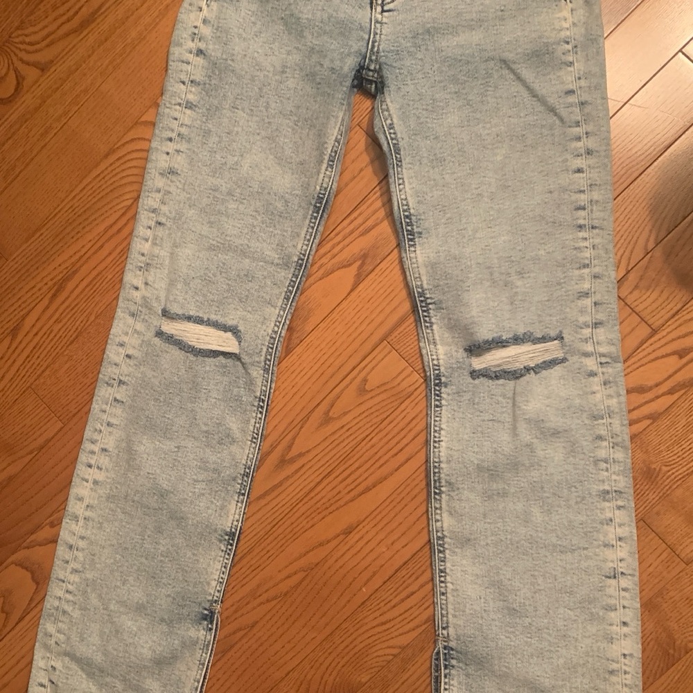‘Maria Slit’ Mavi jeans size 26; factory distressed